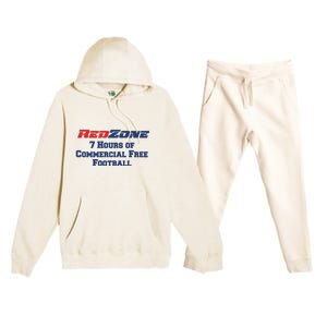 Redzone 7 Hours Of Commercial Free Football Premium Hooded Sweatsuit Set