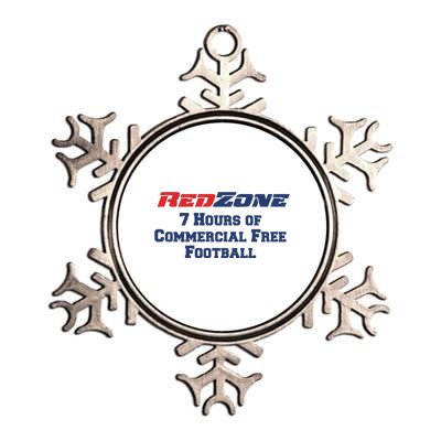 Redzone 7 Hours Of Commercial Free Football Metallic Star Ornament