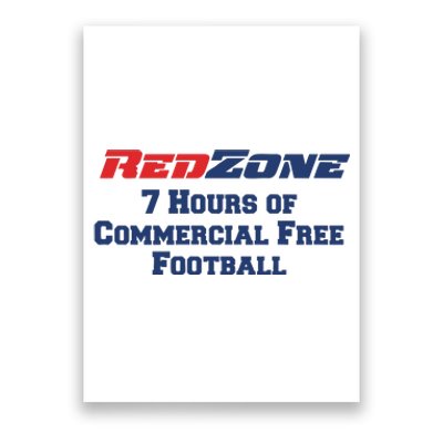 Redzone 7 Hours Of Commercial Free Football Poster