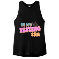 Retro 70's In My Testing Era School Test Time Ladies PosiCharge Tri-Blend Wicking Tank