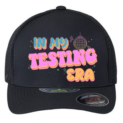 Retro 70's In My Testing Era School Test Time Flexfit Unipanel Trucker Cap