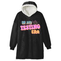 Retro 70's In My Testing Era School Test Time Hooded Wearable Blanket
