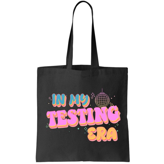 Retro 70's In My Testing Era School Test Time Bag