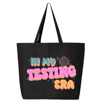 Retro 70's In My Testing Era School Test Time 25L Jumbo Tote
