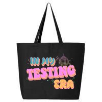 Retro 70's In My Testing Era School Test Time 25L Jumbo Tote