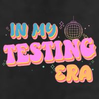 Retro 70's In My Testing Era School Test Time 25L Jumbo Tote