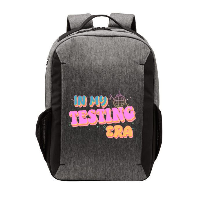 Retro 70's In My Testing Era School Test Time Vector Backpack
