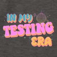 Retro 70's In My Testing Era School Test Time Vector Backpack