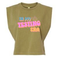 Retro 70's In My Testing Era School Test Time Garment-Dyed Women's Muscle Tee