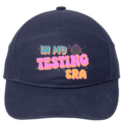 Retro 70's In My Testing Era School Test Time 7-Panel Snapback Hat