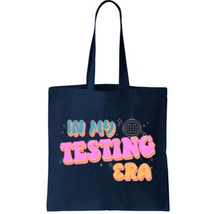 Retro 70's In My Testing Era School Test Time Tote Bag