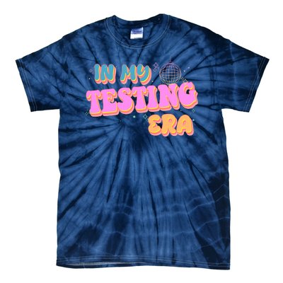 Retro 70's In My Testing Era School Test Time Tie-Dye T-Shirt