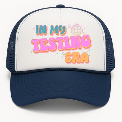 Retro 70's In My Testing Era School Test Time Trucker Hat