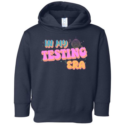 Retro 70's In My Testing Era School Test Time Toddler Hoodie