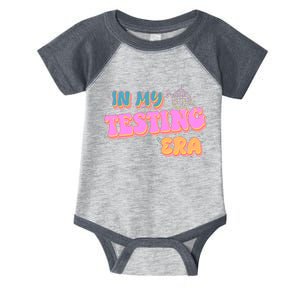 Retro 70's In My Testing Era School Test Time Infant Baby Jersey Bodysuit