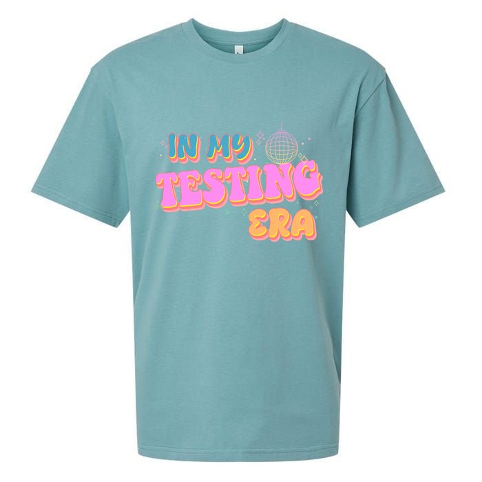 Retro 70's In My Testing Era School Test Time Sueded Cloud Jersey T-Shirt