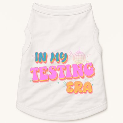 Retro 70's In My Testing Era School Test Time Doggie Tank