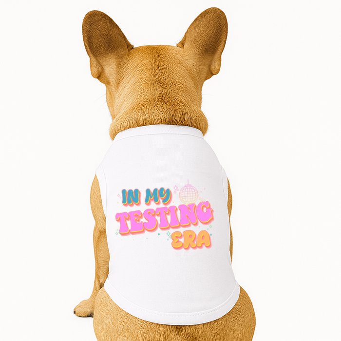 Retro 70's In My Testing Era School Test Time Doggie Tank