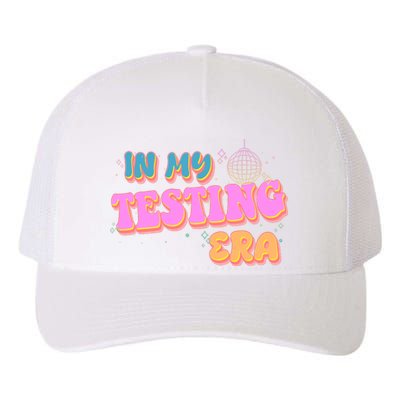 Retro 70's In My Testing Era School Test Time Yupoong Adult 5-Panel Trucker Hat