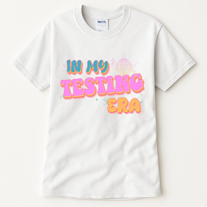 Retro 70's In My Testing Era School Test Time Tall T-Shirt