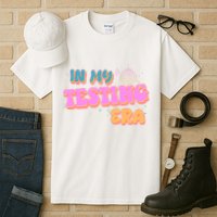 Retro 70's In My Testing Era School Test Time Tall T-Shirt