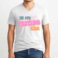 Retro 70's In My Testing Era School Test Time V-Neck T-Shirt
