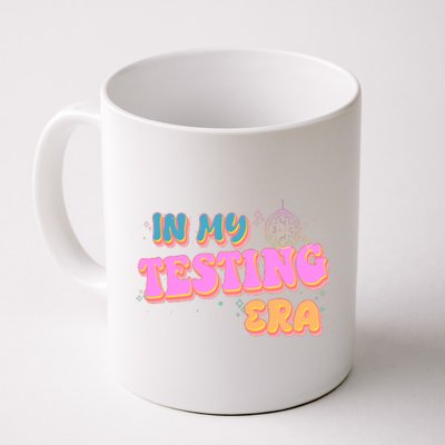 Retro 70's In My Testing Era School Test Time Coffee Mug