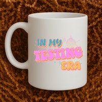 Retro 70's In My Testing Era School Test Time Mug