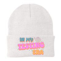 Retro 70's In My Testing Era School Test Time Knit Cap Winter Beanie