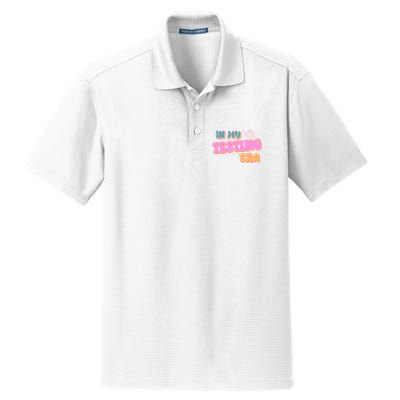 Retro 70's In My Testing Era School Test Time Dry Zone Grid Polo