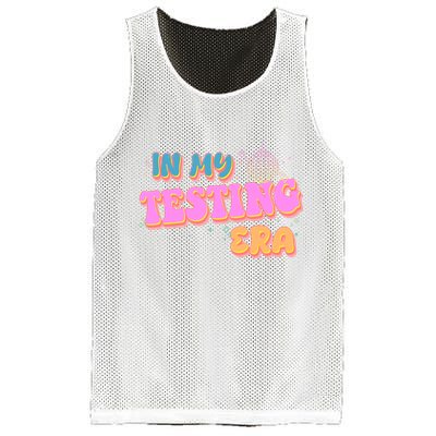 Retro 70's In My Testing Era School Test Time Mesh Reversible Basketball Jersey Tank