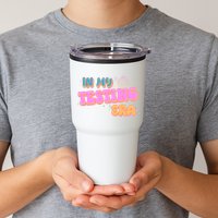 Retro 70's In My Testing Era School Test Time Tumbler