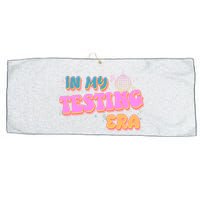 Retro 70's In My Testing Era School Test Time Large Microfiber Waffle Golf Towel