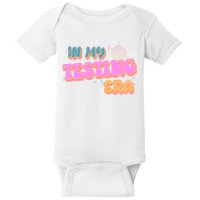 Retro 70's In My Testing Era School Test Time Baby Bodysuit