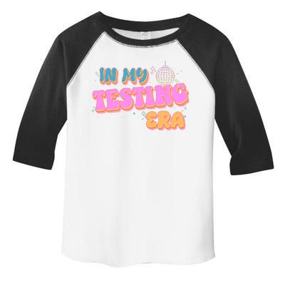 Retro 70's In My Testing Era School Test Time Toddler Fine Jersey T-Shirt