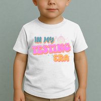 Retro 70's In My Testing Era School Test Time Toddler T-Shirt