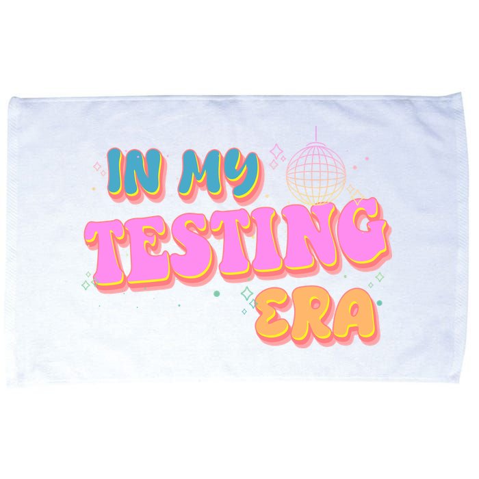 Retro 70's In My Testing Era School Test Time Microfiber Hand Towel