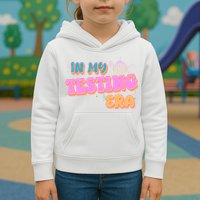 Retro 70's In My Testing Era School Test Time Kids Hoodie