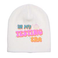Retro 70's In My Testing Era School Test Time Short Acrylic Beanie