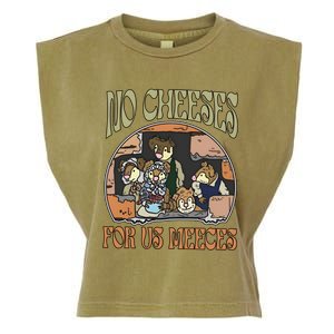 Retro 70s Muppet Christmas Carol Mice No Cheese For Us Meeces Garment-Dyed Women's Muscle Tee