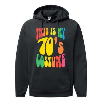 Retro 70s Nostalgia Costume for Hippie Lovers Performance Fleece Hoodie