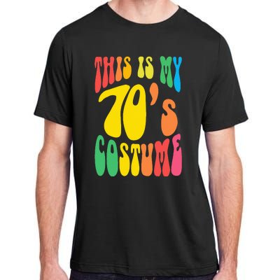 Retro 70s Nostalgia Costume for Hippie Lovers Adult ChromaSoft Performance T-Shirt