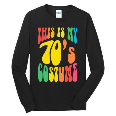 Retro 70s Nostalgia Costume for Hippie Lovers Tall Long Sleeve T-Shirt