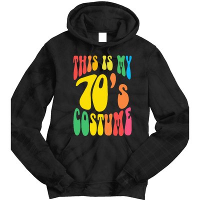 Retro 70s Nostalgia Costume for Hippie Lovers Tie Dye Hoodie