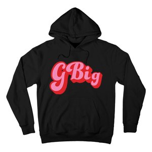 Retro 70s Style GBig Reveal Sorority Big Little Sister Hoodie