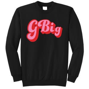 Retro 70s Style GBig Reveal Sorority Big Little Sister Sweatshirt