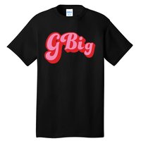 Retro 70s Style GBig Reveal Sorority Big Little Sister Tall T-Shirt