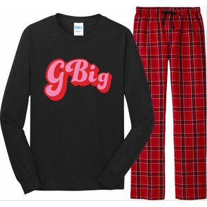 Retro 70s Style GBig Reveal Sorority Big Little Sister Long Sleeve Pajama Set