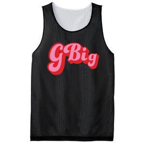 Retro 70s Style GBig Reveal Sorority Big Little Sister Mesh Reversible Basketball Jersey Tank