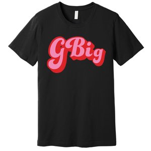 Retro 70s Style GBig Reveal Sorority Big Little Sister Premium T-Shirt